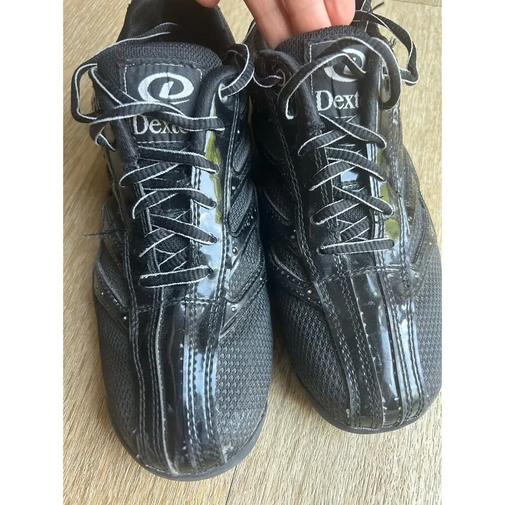 Dexter Bowling Shoes BlackSilver Athletic Professional Slide-Rite Performance 7